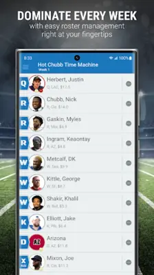 H2H Fantasy Football android App screenshot 20