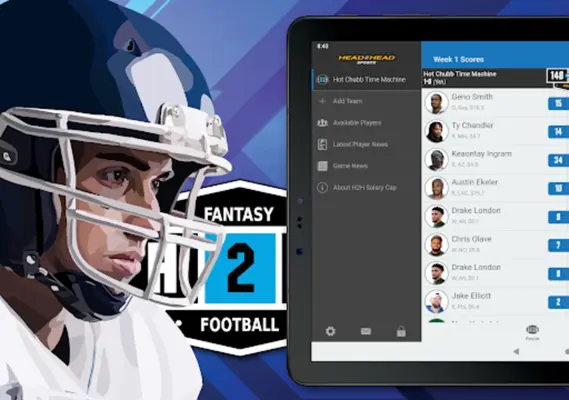 H2H Fantasy Football android App screenshot 7